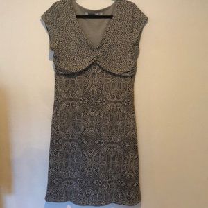 Athleta gray paisley dress, Large Tall